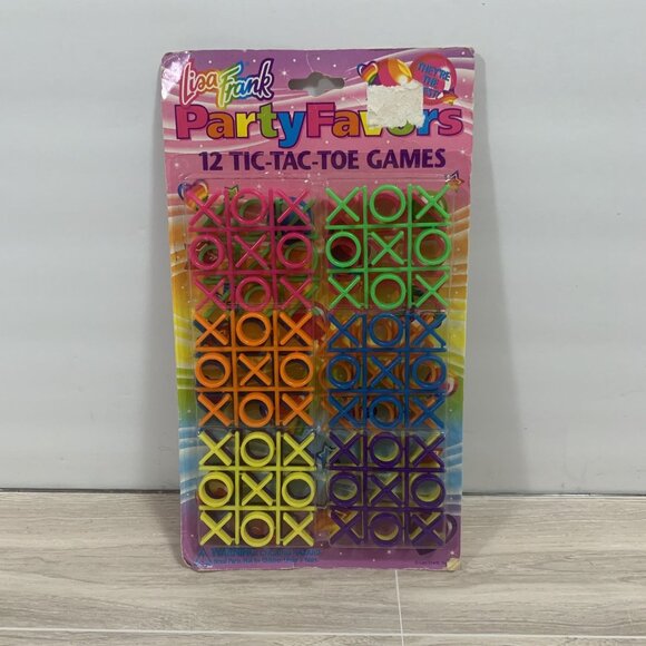 Vintage Lisa Frank Tic Tac Toe Party Favors - Picture 1 of 11